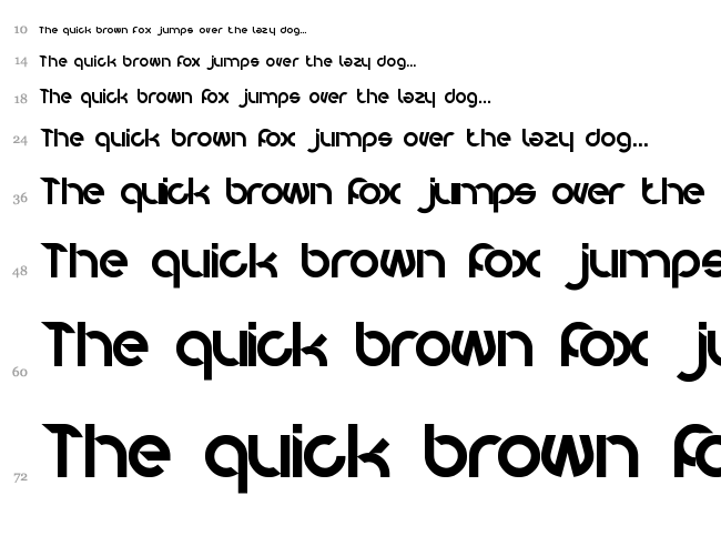 We know font waterfall